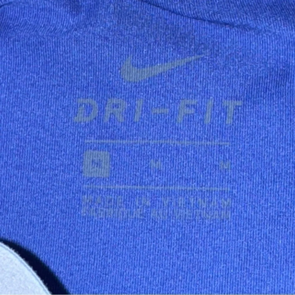 Nike Pro Blue and White Leggings Running Tights Girls Size Medium